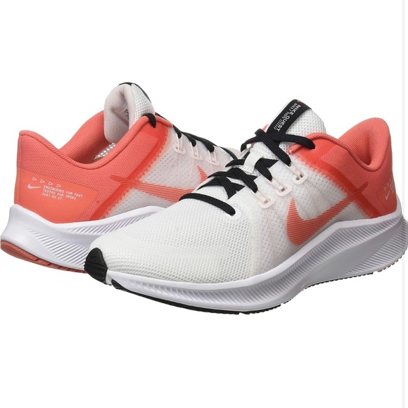 🤍🧡Nike Quest Running 🧡🤍New 💖Size 8.5 - Picture 7 of 9